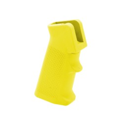 AR-15/10 A2 Style Pistol Grip w/ Screw & Lock Washer- Cerakote LEMON YELLOW 